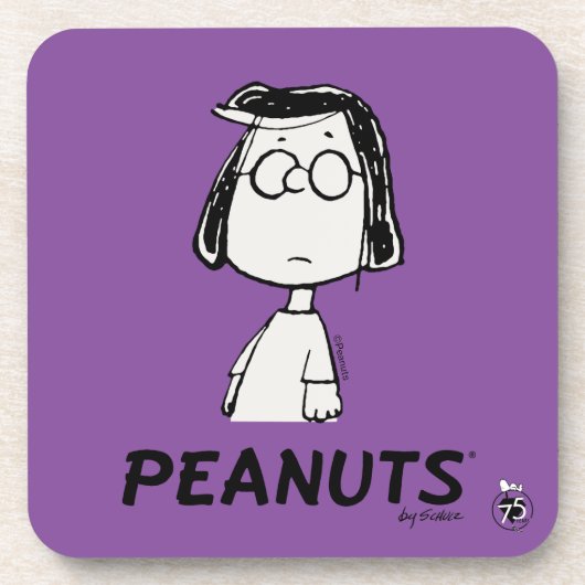 persistentie van pinda's | Marcie Bier Onderzetter (Voorkant)