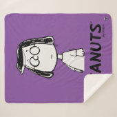 persistentie van pinda's | Marcie Sherpa Deken (Voorkant (horizontaal))