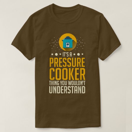 perskokerrecepten pot met elektrische canni om te  t-shirt (Design voorkant)