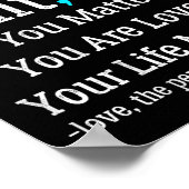 Person Behind Me Suicide Prevention And Depression Poster (Hoek)