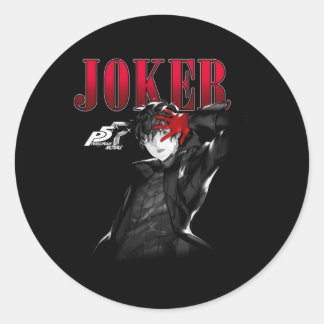 Persona 5 Joker Neutraal Ronde Sticker