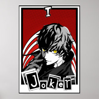 Persona 5 - Kaarten - Poster van oker