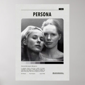 Persona Movie  Minimalist Persona Ingmar Be Poster