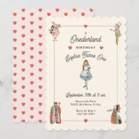  personages Alice in Onederland Verjaardag