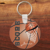 Personailize Basketball Sleutelhanger (Voorkant)