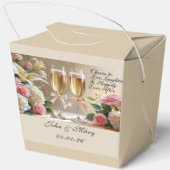 Personakised Wedding Favor Box Bedankdoosjes (Achterkant)