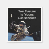 Personal Afstuderen Space Walk Astronaut Servet (Voorkant)