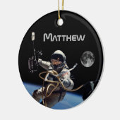 Personal Astronaut Space Walk Keramisch Ornament (Links)