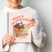 Personal Brunch Recipe Book met Illustratie