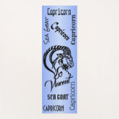 Personal Capricorn Blue Zodiac Yogamat (Voorkant)