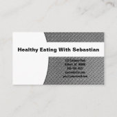 Personal Chef Diamond Bord - Aangepaste foto Visitekaartje (Achterkant)