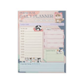 Personal Daily Planner Schattige Cat Kitten Multic Notitieblok (Gedraaid)