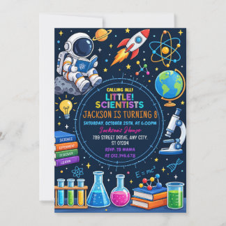 Personal Digital Science Birthday Kaart
