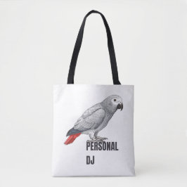 Personal DJ African Grey – Talking Parrot Design Draagtas