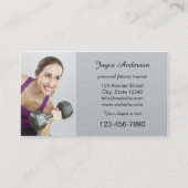Personal Fitness Trainer Foto Visitekaartje (Voorkant)