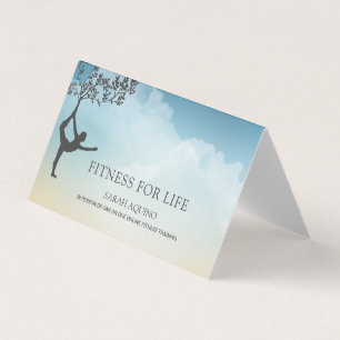 Personal Fitness Trainer Oefencoach Visitekaartjes