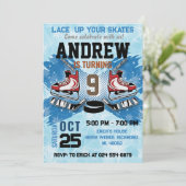Personal Hockey Birthday Invitation (Debout devant)