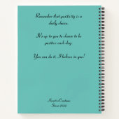 Personal Journal - Mountain Lake Notitieboek (Achterkant)