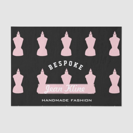 Personal Merk Bespoke Handmade Mode Boutique Tissuepapier (Voorkant)