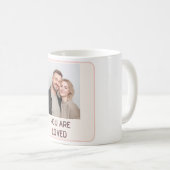 Personal Photo and Editable Text Valentine Mug (Devant droit)