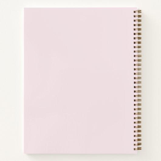 Personal Photo Blush Pink Script Journal (Dos)