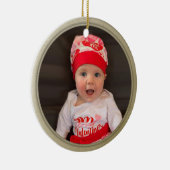 Personal Photo Gold Ornament (Rechts)