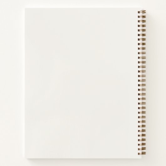 Personal Photo Ivory Script Journal (Dos)