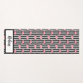 Personal Pink Elephants Patroon voor haar Yogamat (Voorkant (horizontaal))