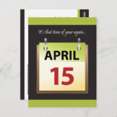 {Personal} Propst Tax Prep Briefkaart (Voorkant / Achterkant)