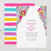 Personal Rock Climbing Birthday Party Invitation (Devant / Derrière)