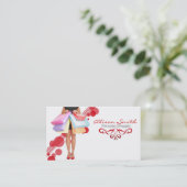 Personal Shopper business card Visitekaartje (Staand voorkant)