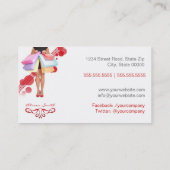 Personal Shopper business card Visitekaartje (Achterkant)