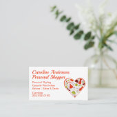 Personal Shopper Clothes Mode Stylist Visitekaartje (Staand voorkant)