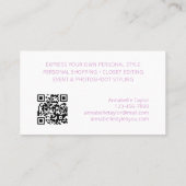 Personal Shopper Mode Visitekaartje (Achterkant)