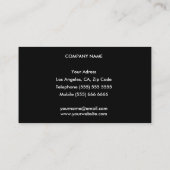 Personal Silver Foil Visitekaartje (Achterkant)