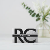 Personal Silver Foil Visitekaartje (Staand voorkant)