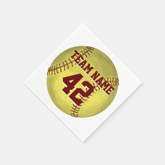 Personal Softball Art Servet (Hoek)