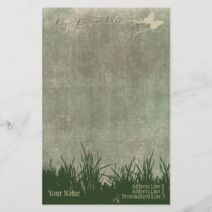 Personal Stationery Letterhead, Live Laugh Love Briefpapier