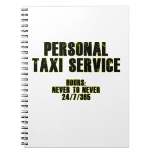 Personal Taxi Service Notitieboek