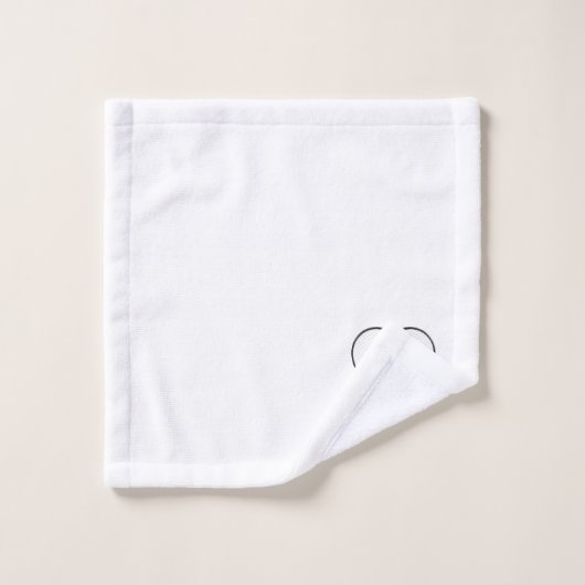 Personal Tennis Doubles White Bath Towel Set Bad Handdoek (Wasdoekje)