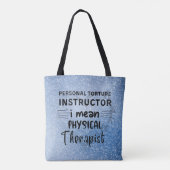 Personal Torture Instructor (PT) Canvas tas (Achterkant)