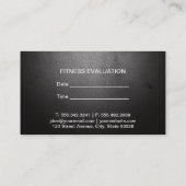 Personal Trainer (Afspraakkaart) Afsprakenkaartje (Achterkant)