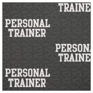 Personal Trainer Black Varsity Stof