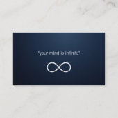 Personal Trainer Blue Visitekaartje (Voorkant)