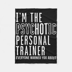 Personal Trainer Bodybuilding Workout Fitness Inst Fleece Deken