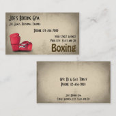 Personal Trainer Boxer Gym Visitekaartje (Voorkant / Achterkant)