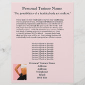 Personal Trainer Business Flyer (Achterkant)