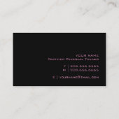 Personal Trainer Dumbell Visitekaartje (Achterkant)