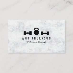 Personal Trainer entraîneur de fitness Carte de vi