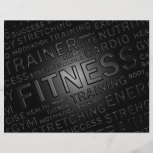 Personal Trainer & Fitness Center Flyer